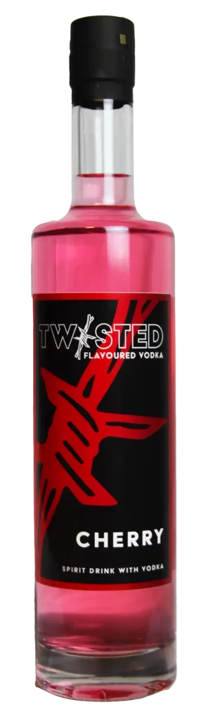 Cherry twisted flavoured vodka